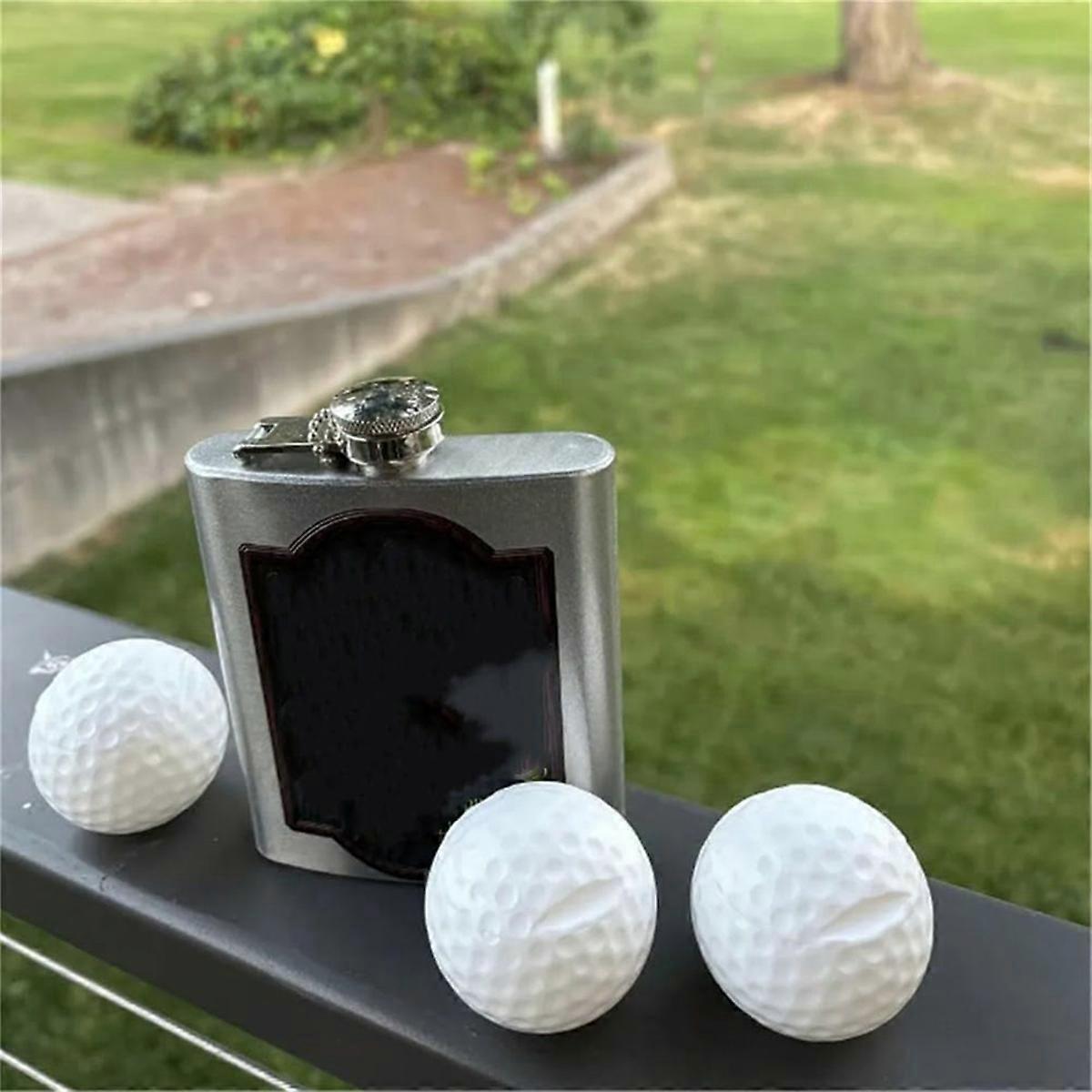 Golf Ball Shot Glasses 3-Pack, Perfect Gift for Golf Enthusiasts