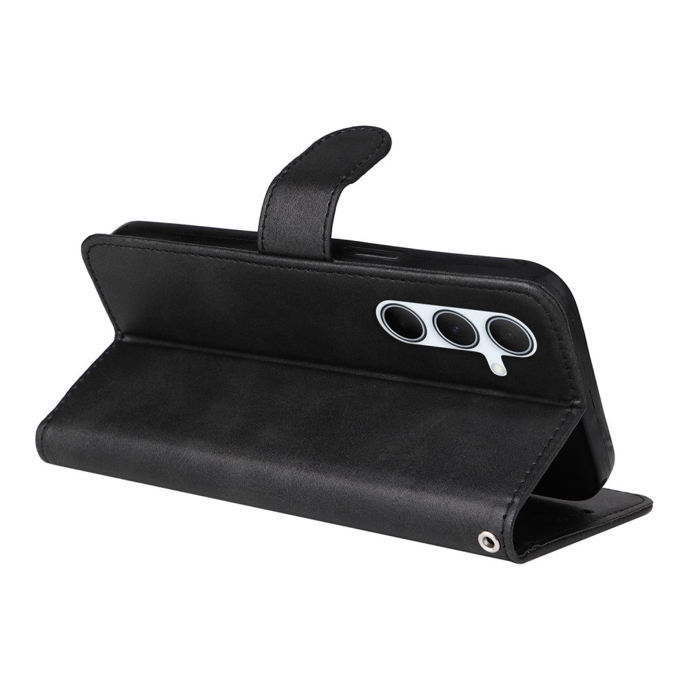 Compatible with Samsung A56 5G Wallet Case, PU Leather, Samsung, Black