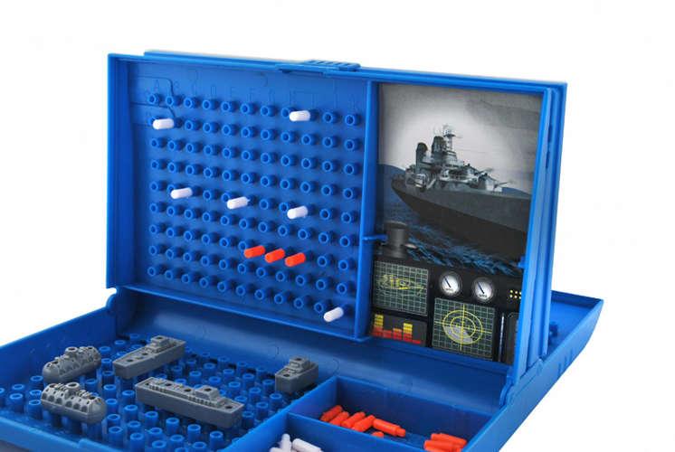 Battleship Strategy Board Game Sink Ship Blue Compatible with Hasbro
