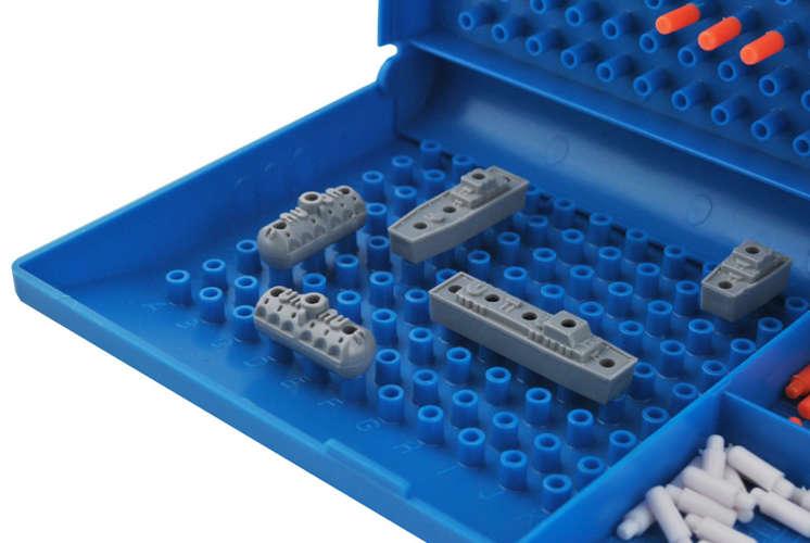 Battleship Strategy Board Game Sink Ship Blue Compatible with Hasbro