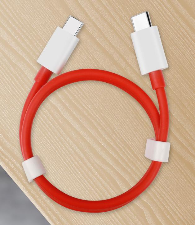 Warp Charging Cable for OnePlus 8T (Type C - Red) 1.5M