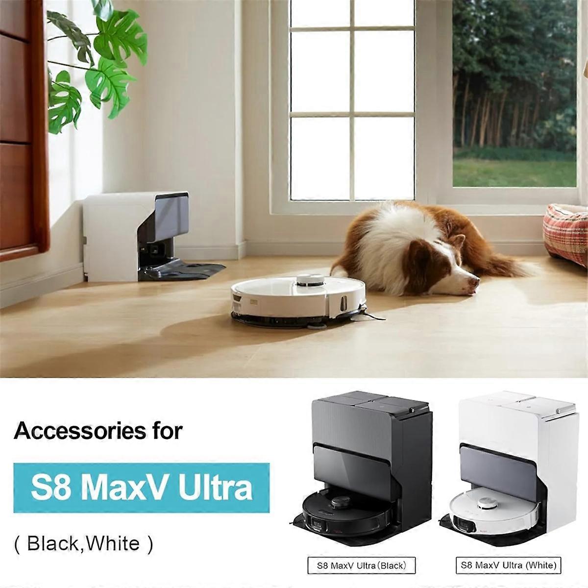 Replacement Parts for Roborock S8 Maxv Ultra, Main Brush and Side Brush As Shown_MGF As Shown