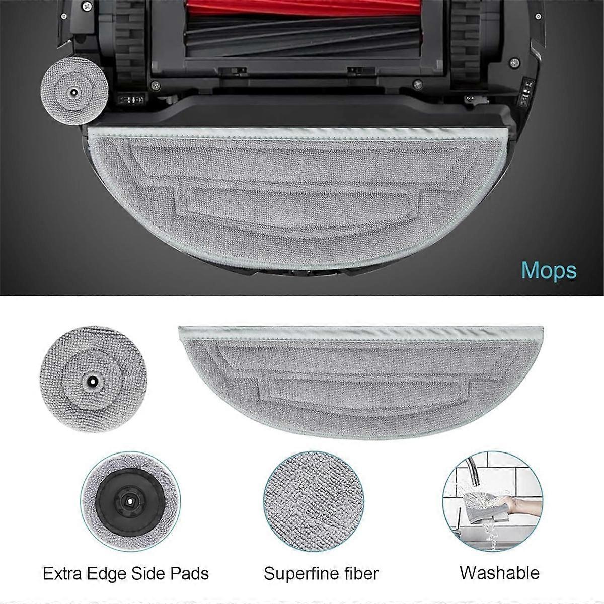 Replacement Parts for Roborock S8 Maxv Ultra, Main Brush and Side Brush As Shown_MGF As Shown
