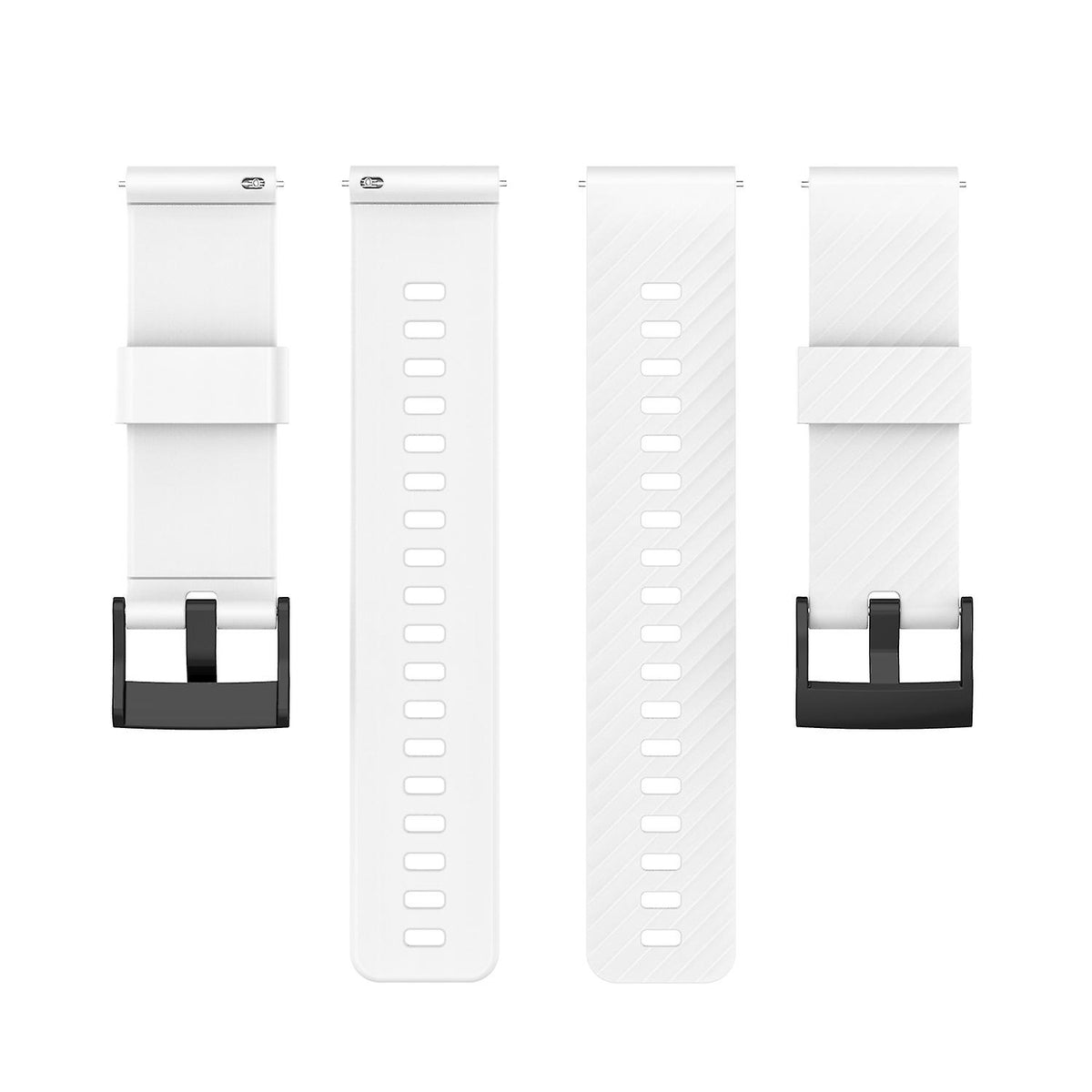 For Suunto 7 Solid Color Silicone Strap - Perfect White 0_MGF White