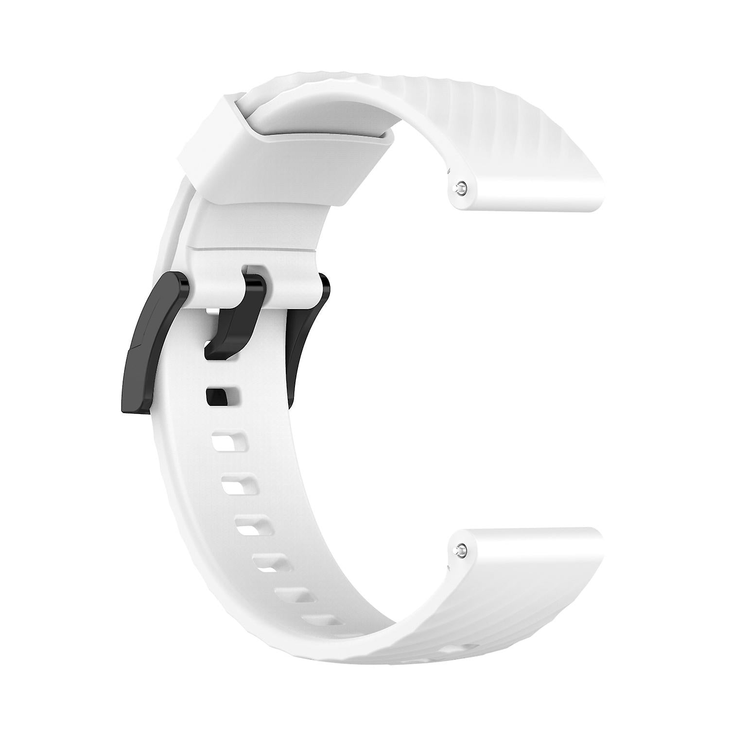 For Suunto 7 Solid Color Silicone Strap - Perfect White 0_MGF White