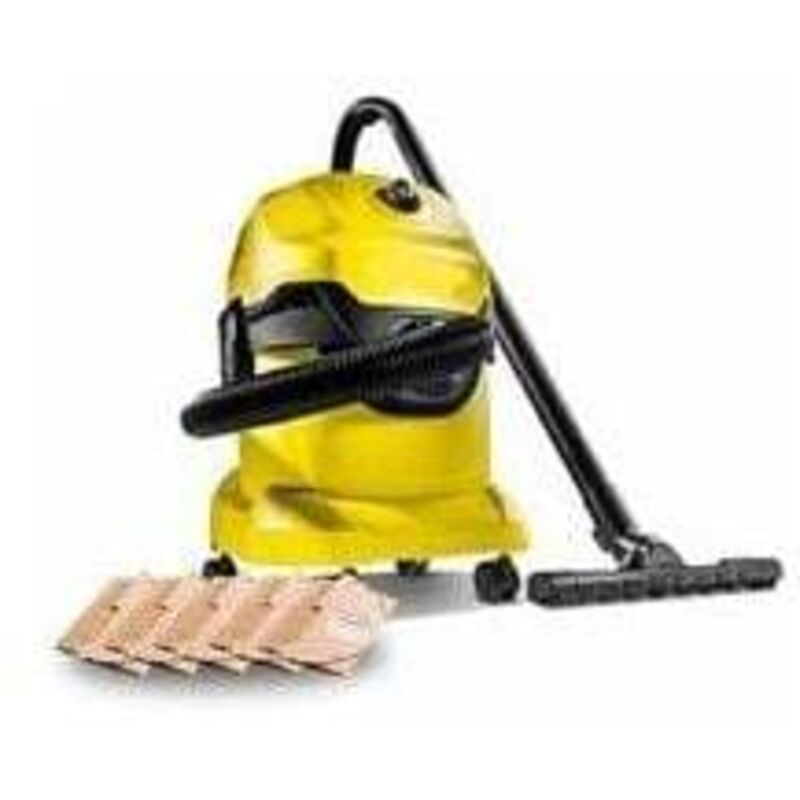 Karcher WD3 Vacuum Cleaner Bags 5-Pack Compatible with WD3 WD3 Premium WD3200 WD3500P A2204 A2534 SE4001.._MGF