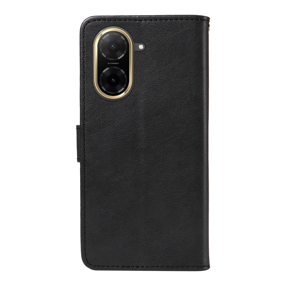Xiaomi Redmi A5 4G Leather Wallet Case with Card Slots, PU Leather Cover, MGF Black Color, Compatible with Xiaomi
