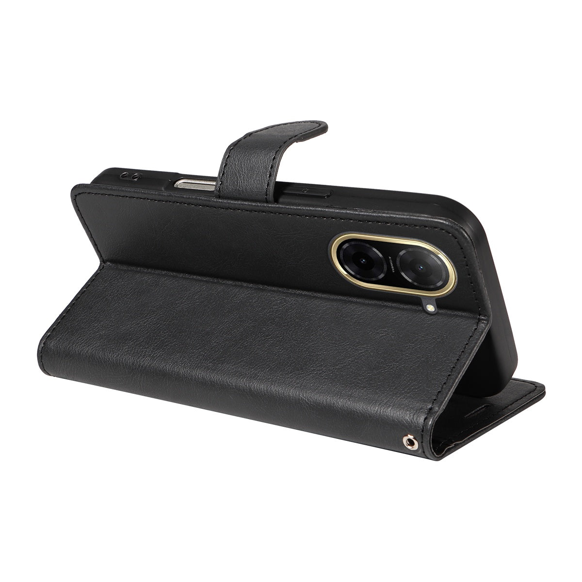 Xiaomi Redmi A5 4G Leather Wallet Case with Card Slots, PU Leather Cover, MGF Black Color, Compatible with Xiaomi