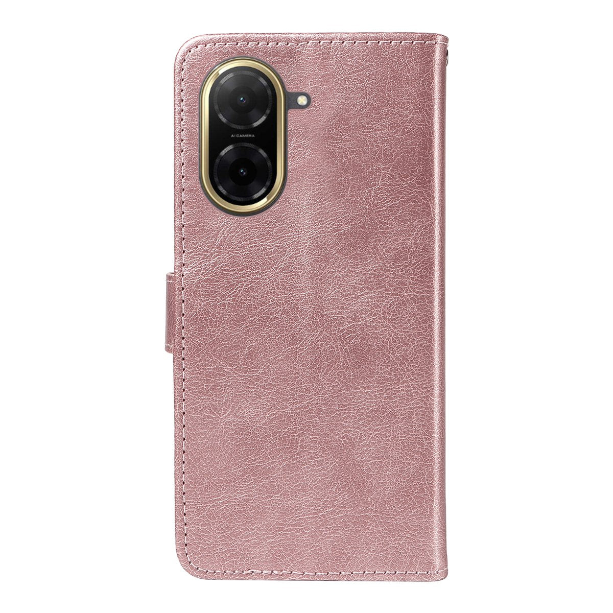 Xiaomi Redmi A5 4G PU Leather Wallet Case Compatible with SKALO MGF Pink Gold