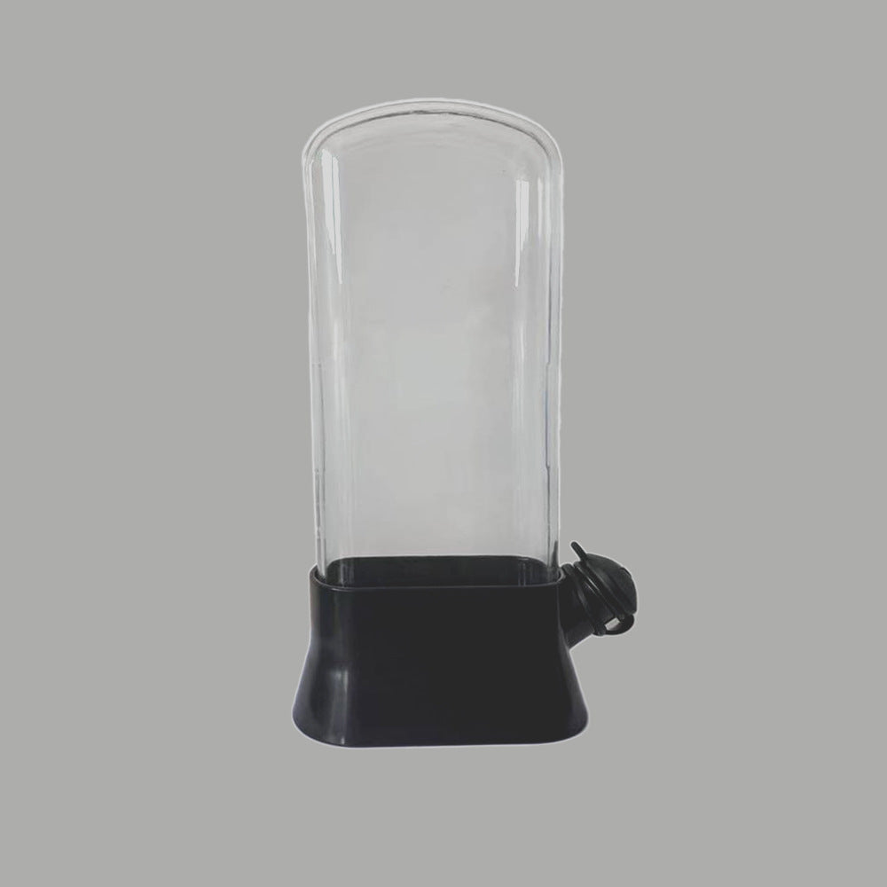 Herb Keeper | Extends freshness up to 3 weeks | Hydroponic Herb/Cilantro Preservation Jar - Kitchen Herb Vase with Drainage Valve（Black）