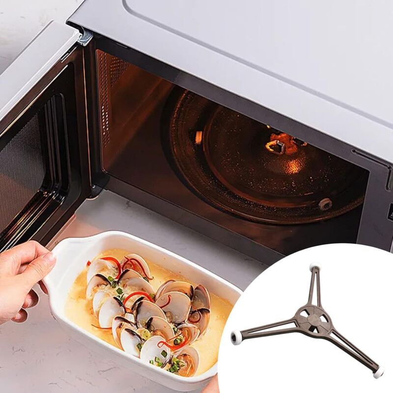 Triangle Shaped Tray, Microwave Tray Holder Stand, Microwave Oven ROtating Ring, For 24.5Cm Microwave Parts Flat Glass