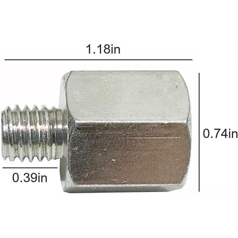 M10 M14 Adapter Angle Grinder Polisher Thread Drill Bit Interface Converter Connector Power Tools Accessories