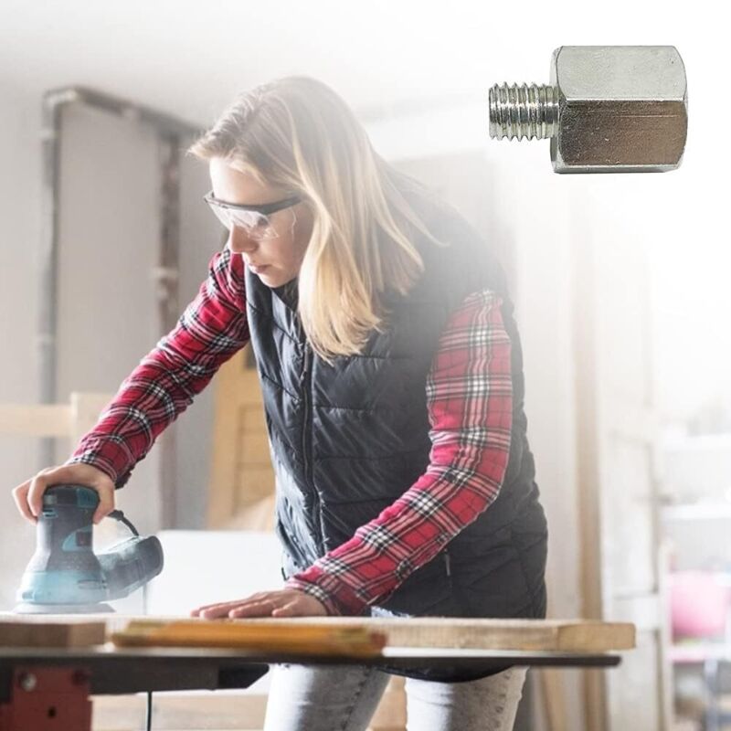 M10 M14 Adapter Angle Grinder Polisher Thread Drill Bit Interface Converter Connector Power Tools Accessories