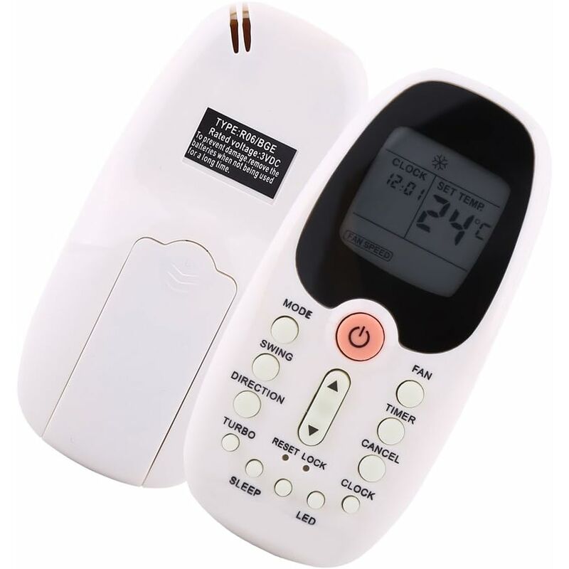 Universal Remote Control For Midea, Komeco, R06/Bge, R09B/Bge, R09B/Bgce, R06/Bg, R09C/Bge Air Conditioner