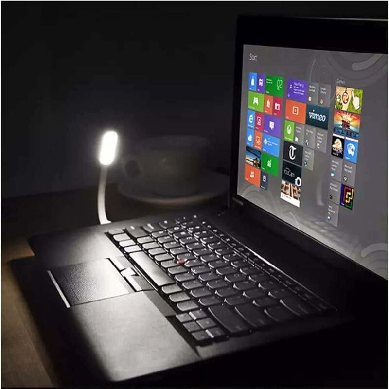 8-Piece Usb LED Light, Mini Flexible Usb Light, Keyboard Lamp For Laptop/Pc, Usb Reading Light, Small Book Light, 8