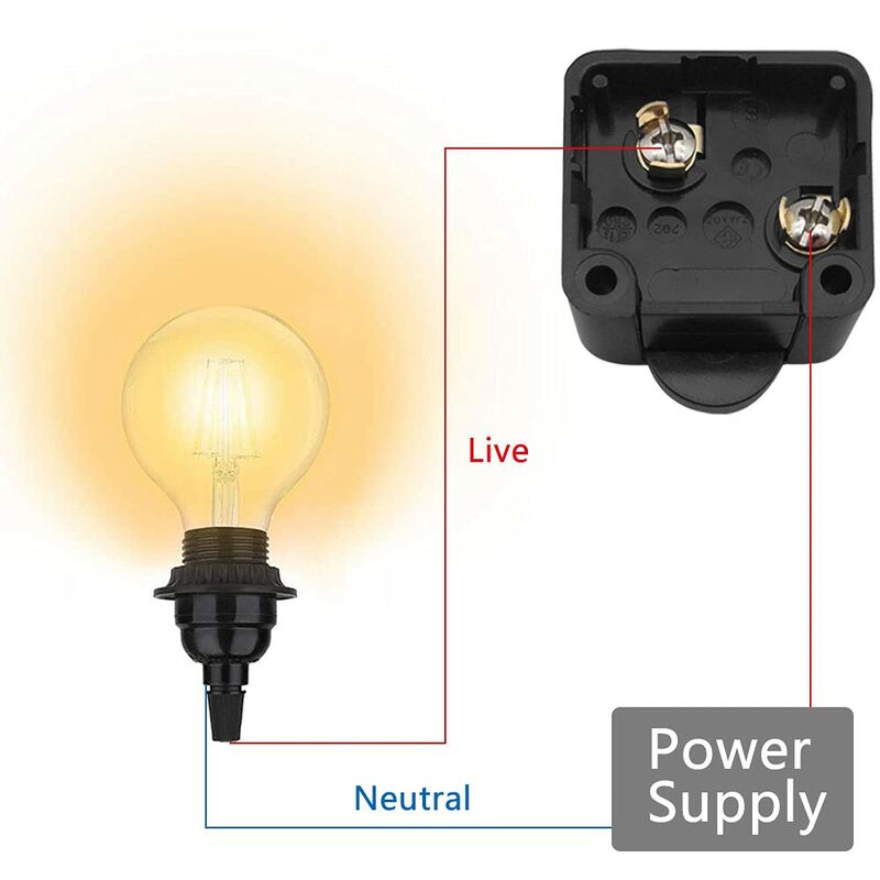 2 pcs Cabinet Door Switches Automatic Switch 1A 250V Closet Lamp Switches (Black)