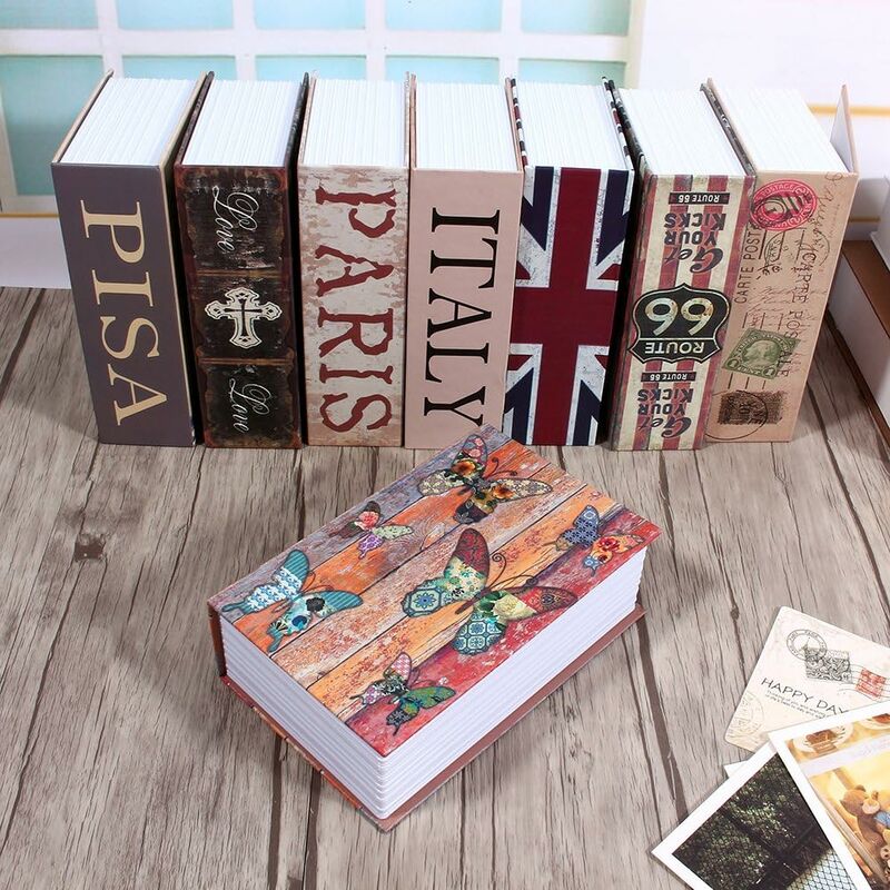 Creative Dictionary Book Safe Box, Book Shaped Hidden Secret Storage Safe, Secret Stash Box For Money, Jewelry,