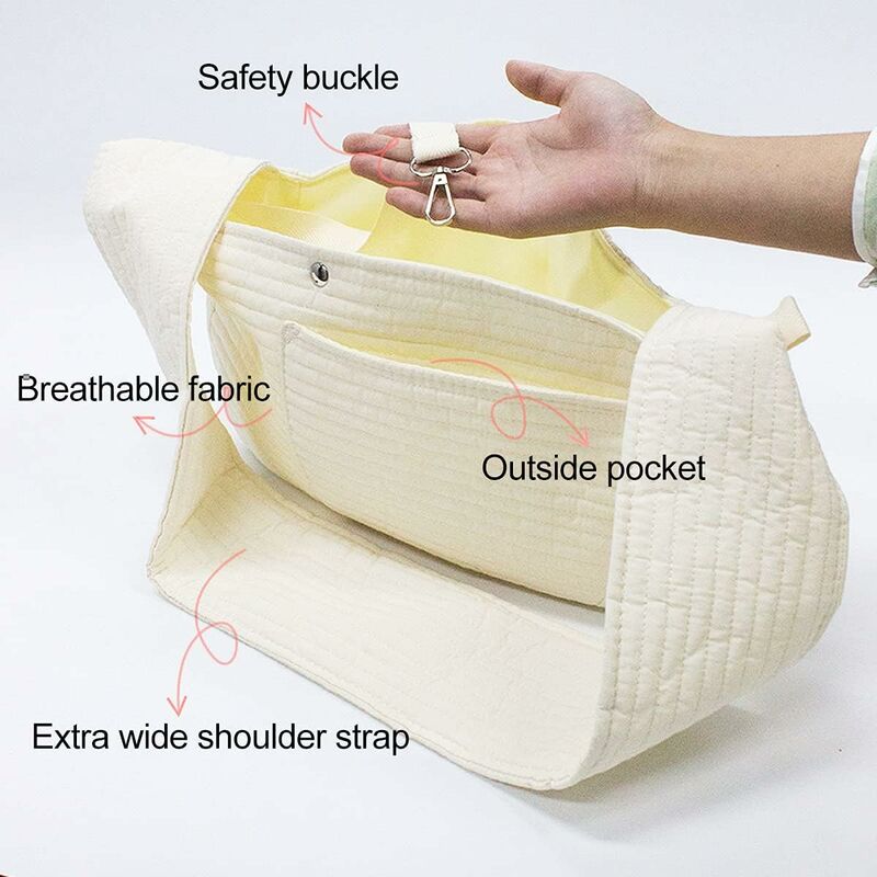 Dog And Cat Carrier Bag, Portable Hands-Free Pet Carrier With Wide And Breathable Shoulder Strap, Suitable For Small