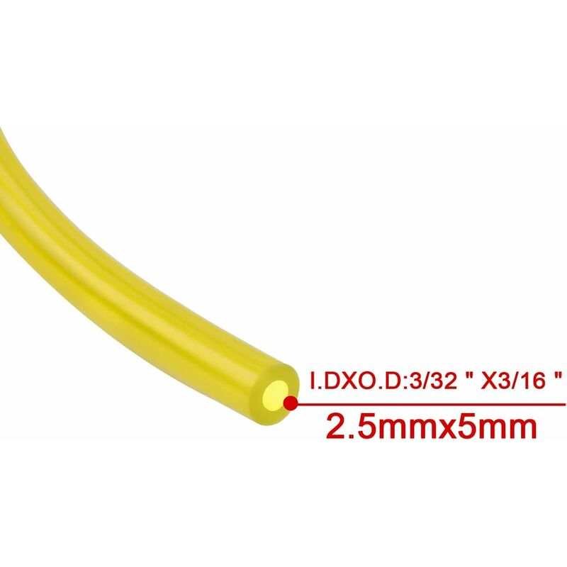 Fuel Line + Fuel Filter For Poulan Craftman Chainsaw 530069216 530069247 0.08" X 0.14" 3/32" X 3/16"