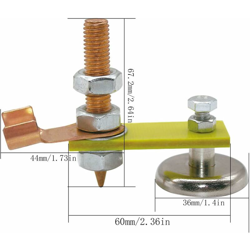 Welding Magnet Head, Welding Accessories Tool Welding Accessories Magnetic Ground Clamp For Welding