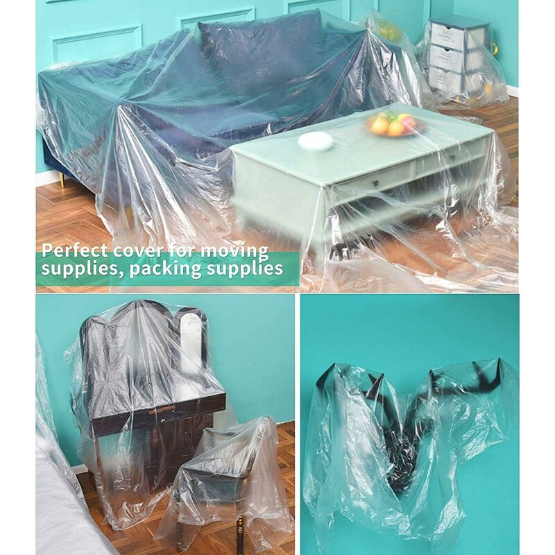 Sofa Cover Durable Waterproof Dustproof Furniture Cover,270Cm15M