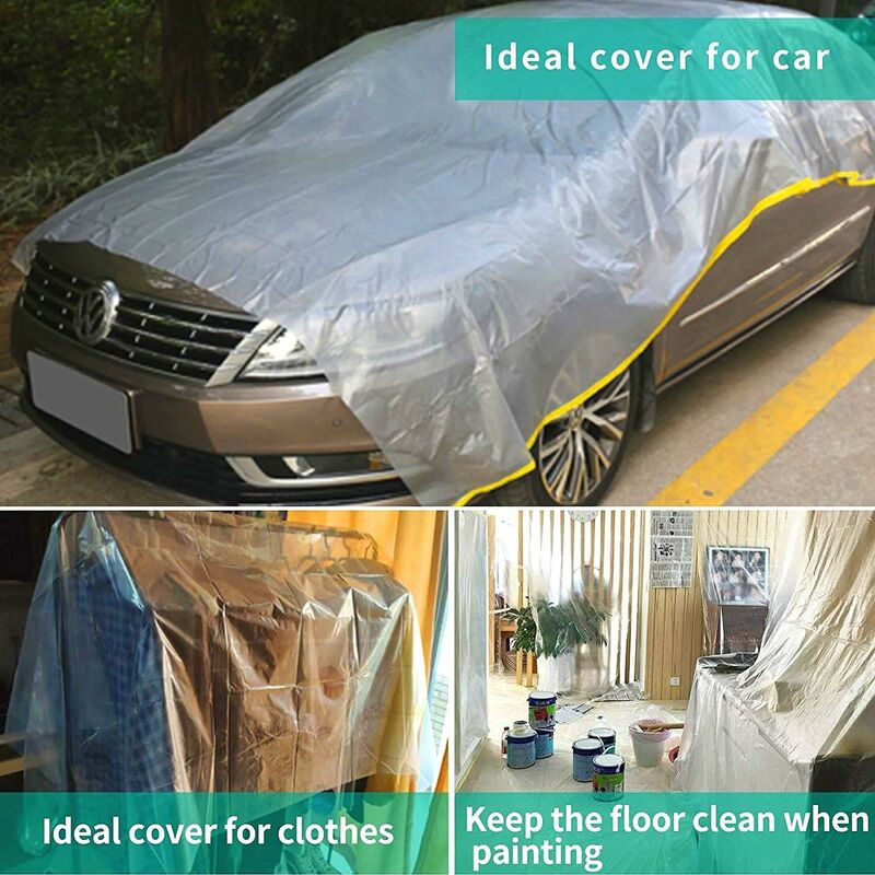 Sofa Cover Durable Waterproof Dustproof Furniture Cover,270Cm15M