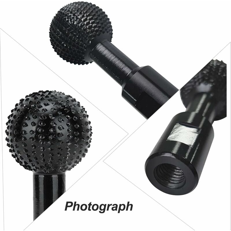 Ball Nose Wood Carving Bit - Carving Tool On Metal Wood ROuter Bit - Carbide Burr - 14Mm Wood Carving Polishing Bit For