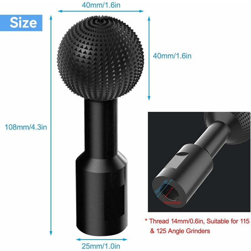 Ball Nose Wood Carving Bit - Carving Tool On Metal Wood ROuter Bit - Carbide Burr - 14Mm Wood Carving Polishing Bit For