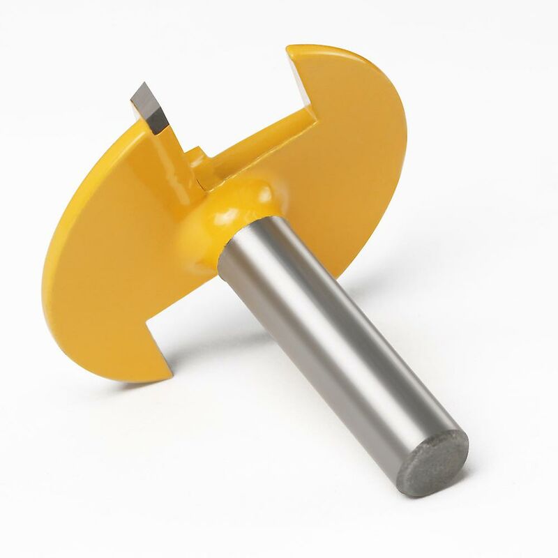 Curved And Horizontal ROuter Bit With 8Mm Shank Carbide Molding Cutter - Professional Wood Cutting Tools（44.5Mm）