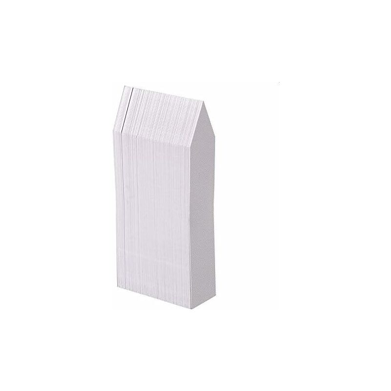 100 pcs Plastic Plant Label, White Plastic Garden Tag 10X2Cm