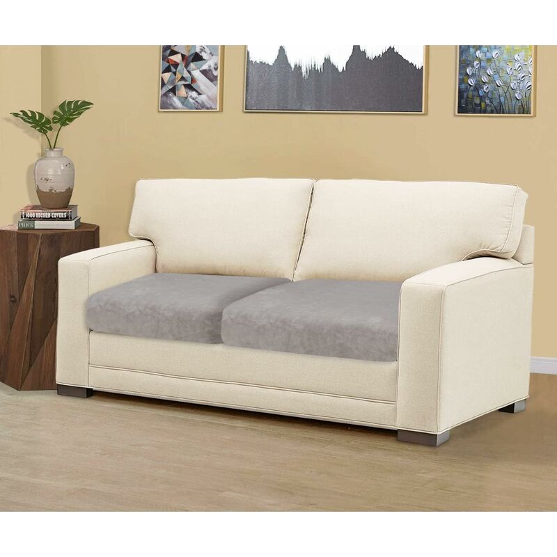 Velvet Cushion Cover Sofa Cushion Furniture Protector Cover Sofa Seat Cover For Couch 2-Slice Velvet Cushion Cover For