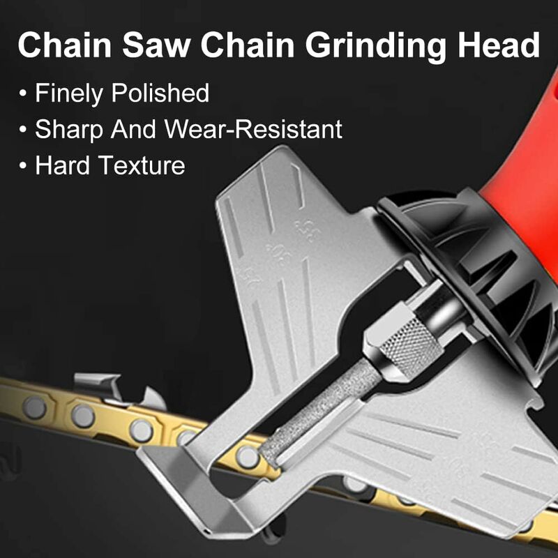 Diamond Chainsaw Sharpener Grinding Heads, 4Mm Chainsaw Grinding Stone, For Chainsaw Sharpener, 5 pcs