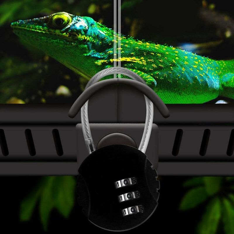 Security Padlock, Combination Lock Code Lock Travel Lock With Steel Cable 3 Digit Luggage Lock For Suitcases And