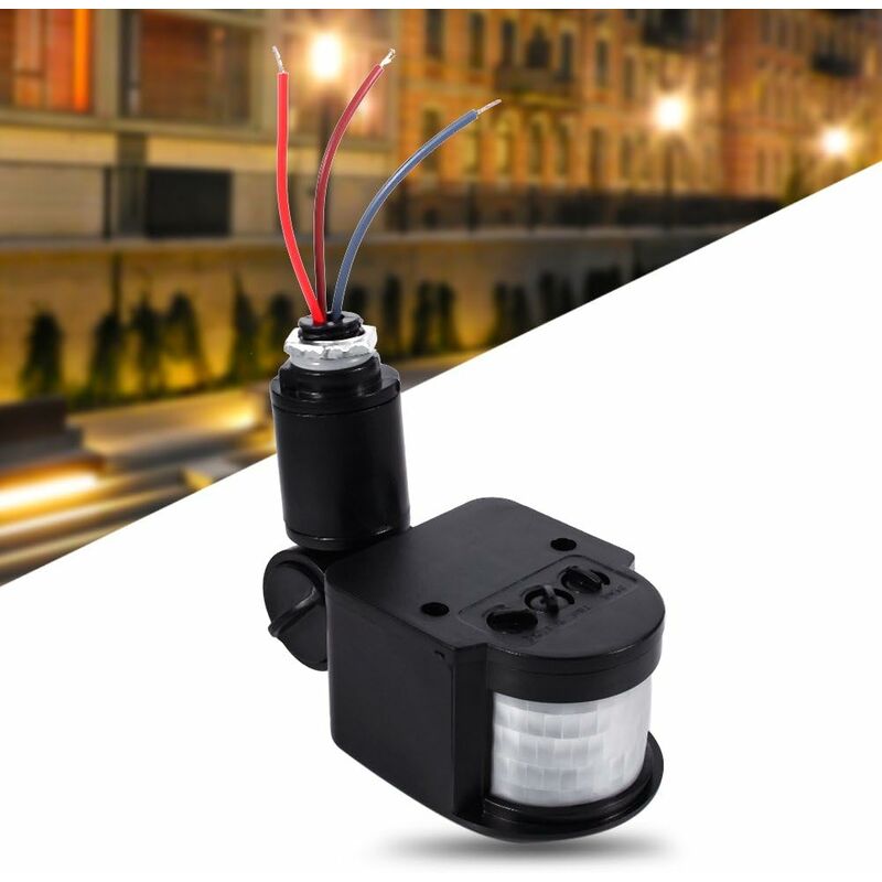 Outdoor LED Motion Sensor Switch 90250V 180 Degree Security Infrared Pir Motion Sensor Detector Wall Light Switch