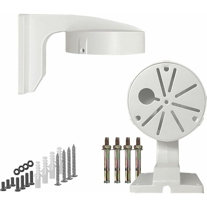 Security Camera Junction Box Bracket,Cable Management Enclosure Compatible With Metal Dome Cameras,Strong Powder