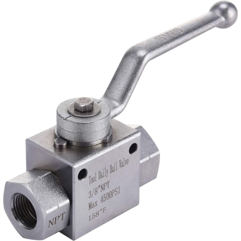 Tool DAily Pressure Washer Ball Valve Kit, 3/8" Quick Connect For Pressure Washer Hose, 4500 Psi