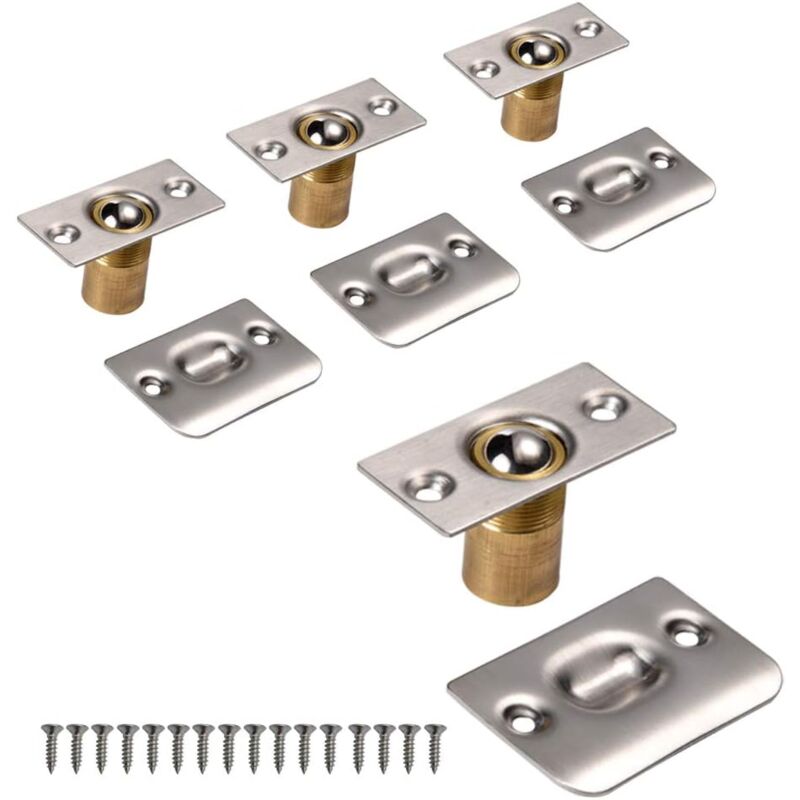 Door Ball Catch, Adjustable Ball Lock Stainless Steel Door Ball Lock Home Kitchen Cupboard Wardrobe Door Cabinet Closet