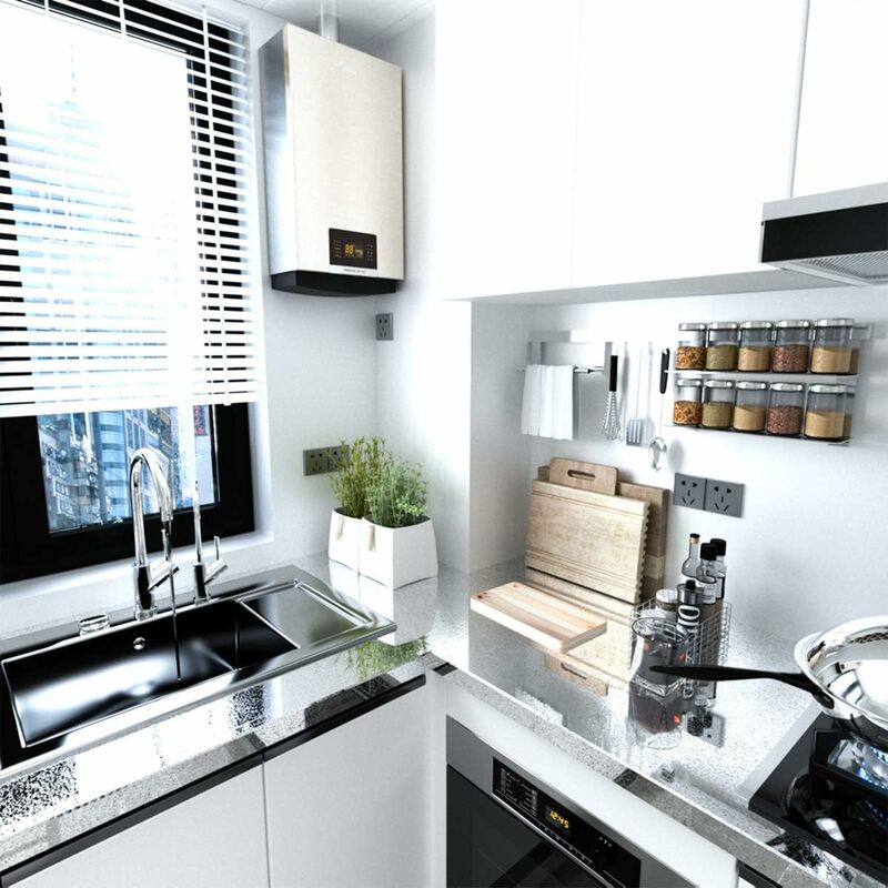 Silver Self Adhesive Vinyl Wallpaper Aluminum Foil Look Waterproof Greaseproof For Kitchen Cupboards Diy Wall Stickers