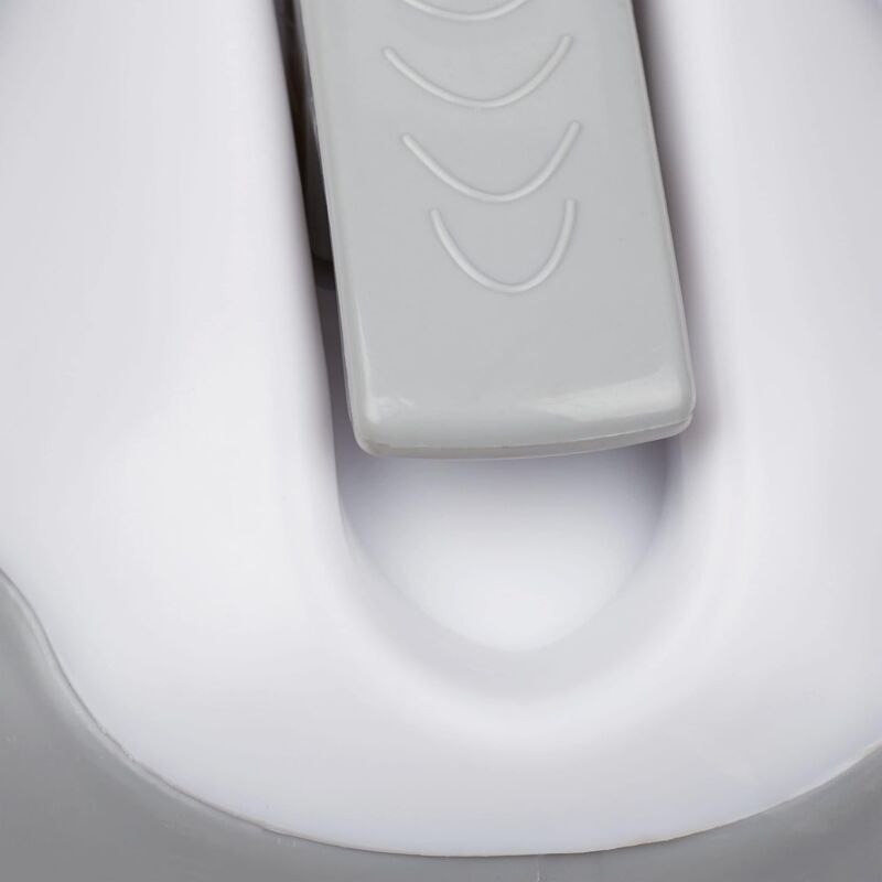 Suction Cup Handle, 2 pcs Set, Shower & Bath Grab Bar, 25 Kg, For Elderly, Wall, In White/Grey