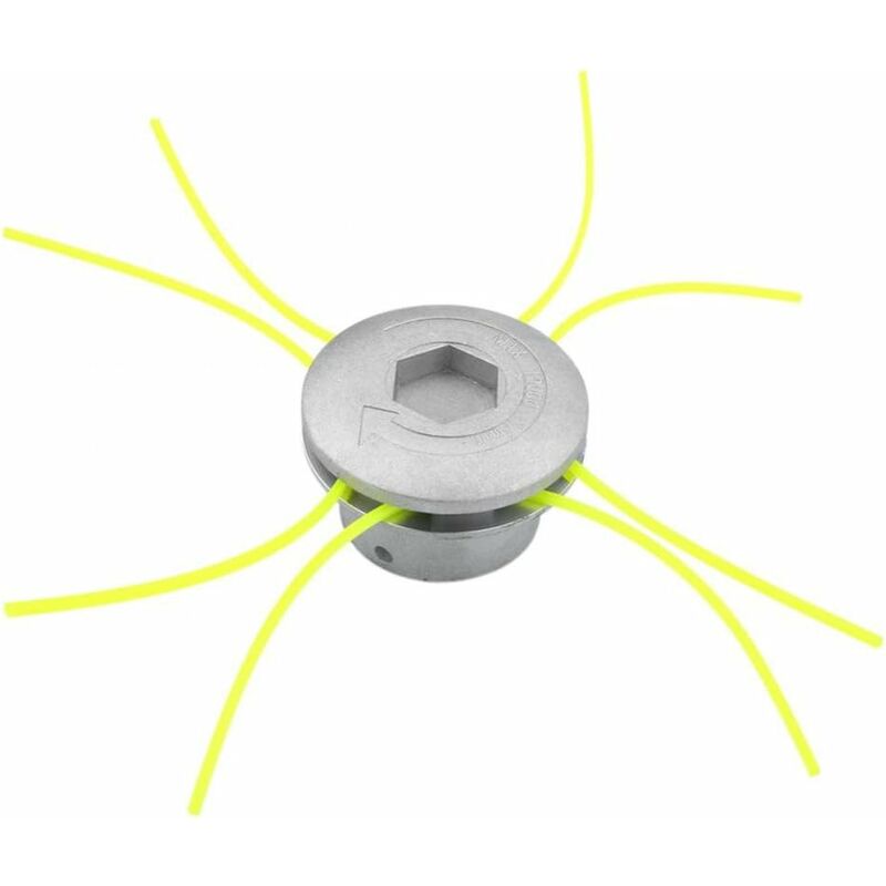 Universal Aluminum Brush Cutter Head Replacement Brush Cutter Heads String Set Lawn Trimmer Attachment Power Tools