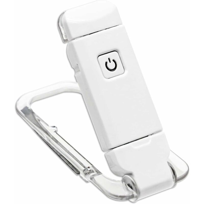 Reading Light, Clip-On Reading Lamp Usb Rechargeable, Flexible And Portable Clip-On Eye-Caring Light Compact And