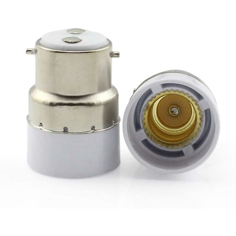 5 Pack B22 To E14 Light Bulb Socket Converter B22 Socket Adapter Convert To Standard E14 Lamp Holder