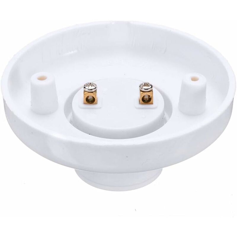 E27 Lamp Holder Screw Socket Plastic Wall Mount LED Bulb Base Converter Adapter Holders For E27 Bulb Plastic ROund