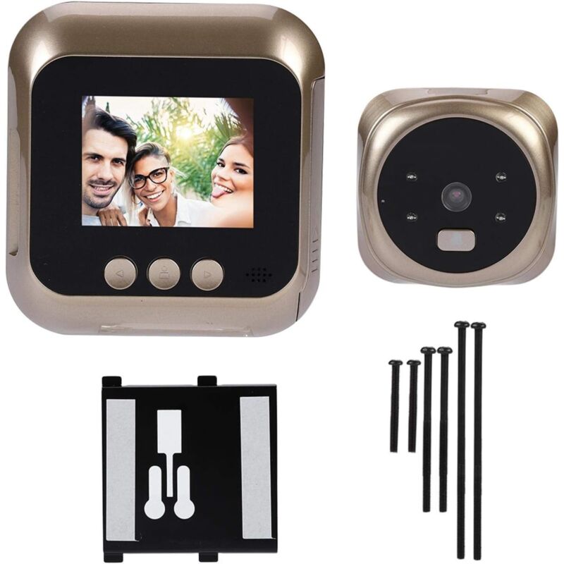 Door Viewer 2.4 Inch Hd Display Screen Smart Home Doorbell Security Camera Electronic Door Viewer For Home Surveillance