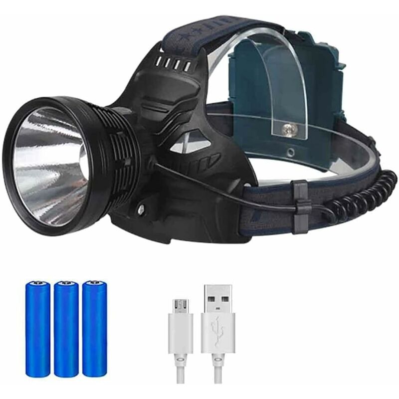 Rechargeable LED Headlamp For Adults, Ipx5 Waterproof Usb Rechargeable Headlamp For Camping, Running, Hunting
