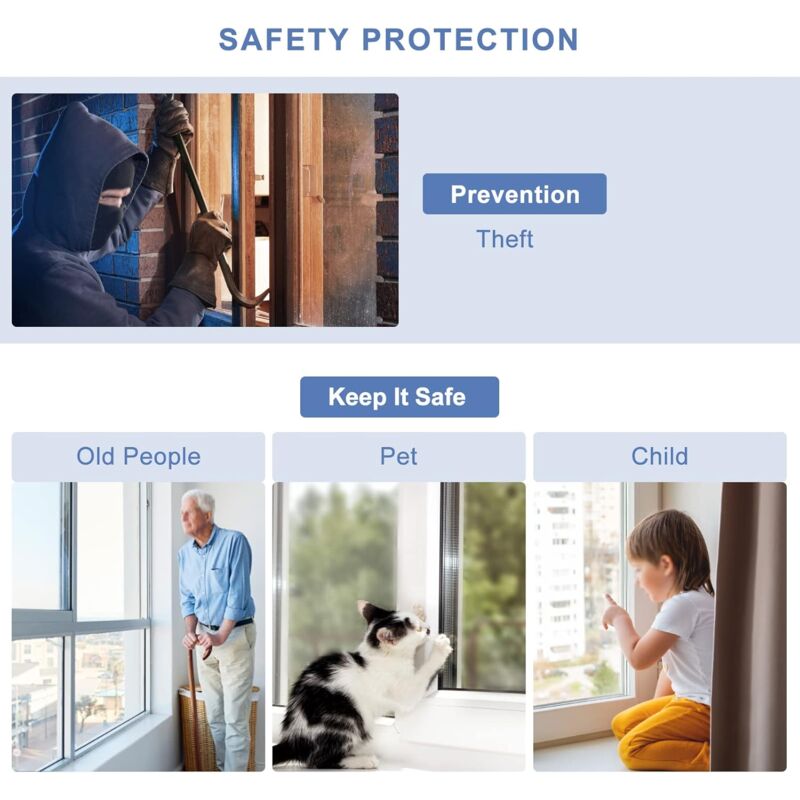 2 pcs With Key Aluminum Alloy Door Frame Security Lock Adjustable Sliding Double Window Locks Steel Safety Locks Child