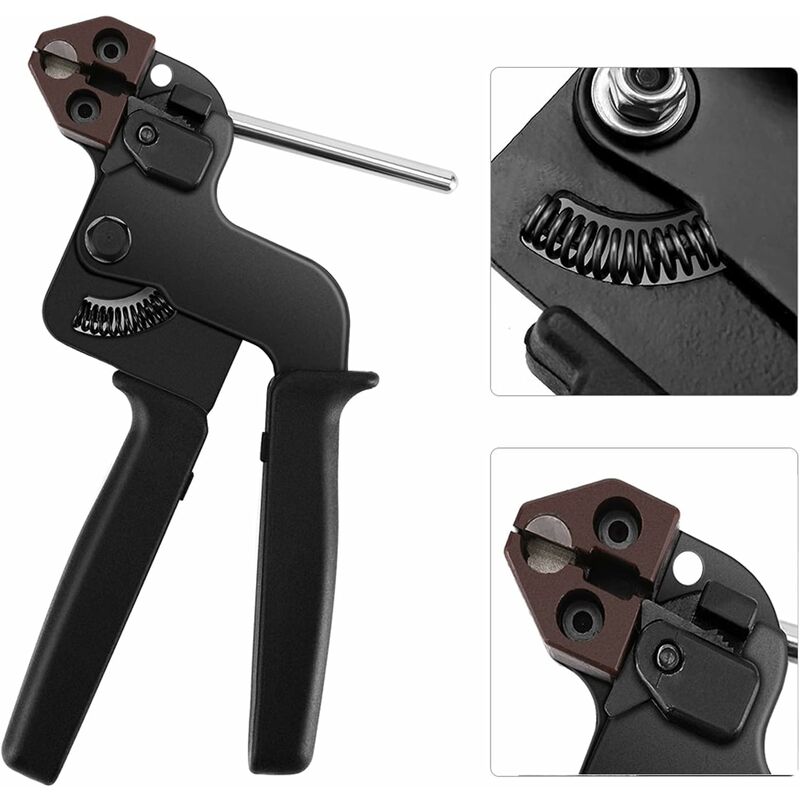 Stainless Steel Cable Tie Gun, Stainless Steel Cable Tie Pliers With Cutting Function, Metal Tie Gun, Cable Tie Gun