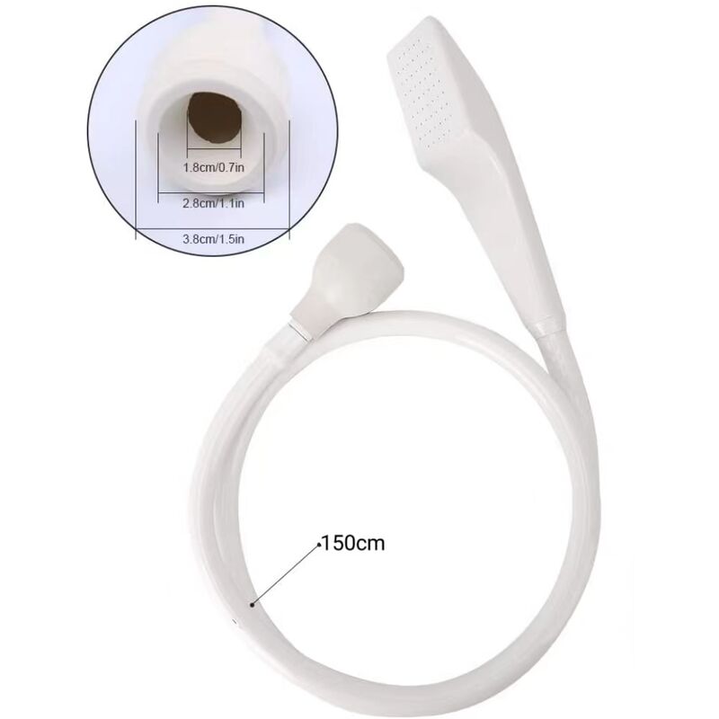 Plastic Mixer Tap Shower Head, Universal Sink Hose Shower Head Adaptable To Faucet, Home Hairdressing Shower Head, Baby