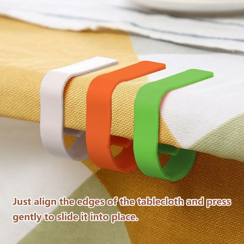 8-Piece Garden Tablecloth Holder, Thick Tablecloth Holder, Tablecloth Holder, Green