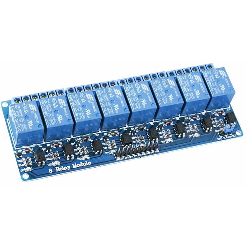 8 Channel 5V Dc Relay Module With Optocoupler 8-Channel Relay Module For Mega 1280 Dsp Arm Pic Avr Stm32 Raspberry Pi